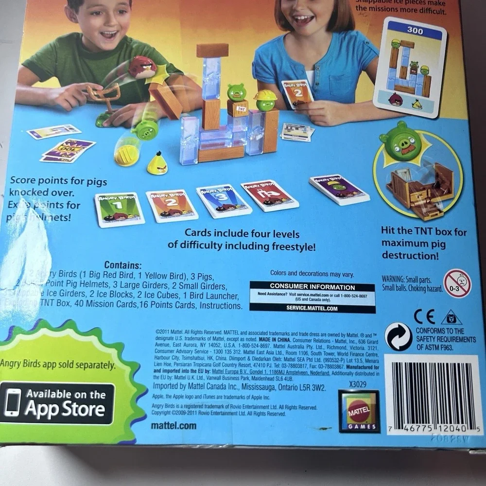 ANGRY BIRDS On Thin Ice GAME Mattel 2011 NEW